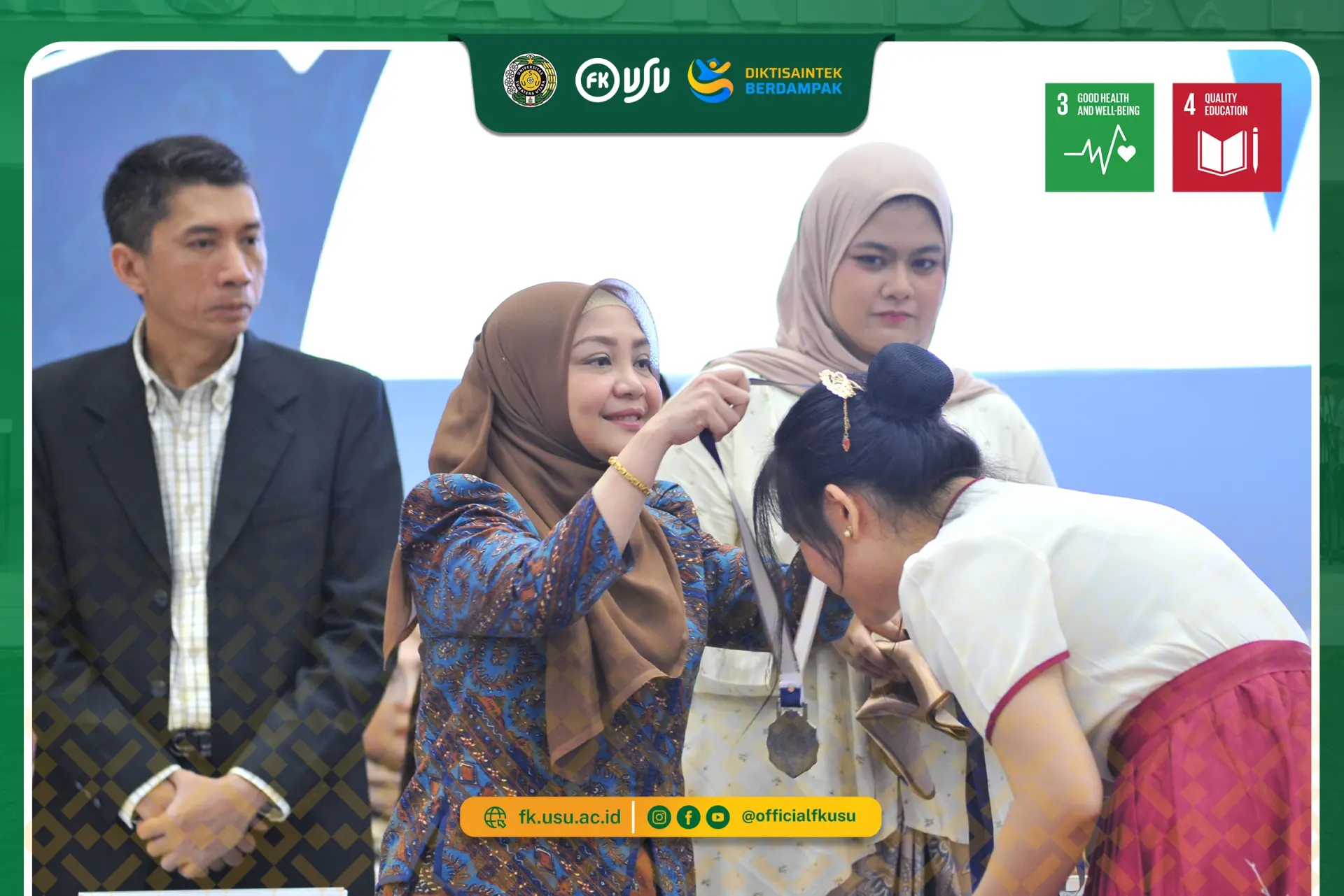 FK USU Kukuhkan 42 Dokter Baru melalui Sumpah Dokter Periode IV Tahun Akademik 2025/2026